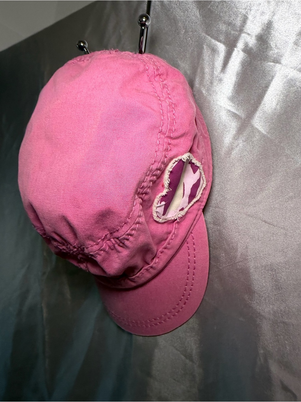 Y2K Vintage Life Is Good Pink Cotton Cadet Cap